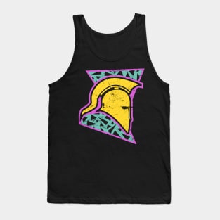 Rad 90s Greek Sparta Helmet Tank Top